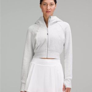 Lululemon CROPPED Scuba Full-Zip Sz 6 Heather Grey!! *Not available anymore*